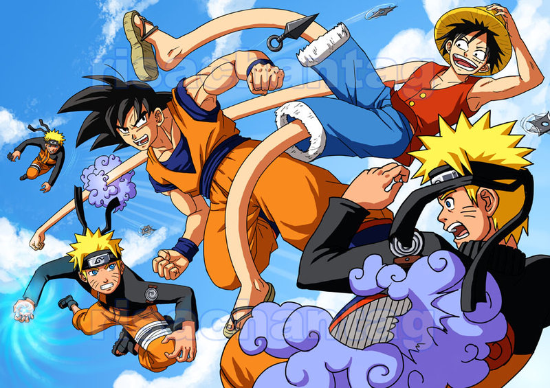 Naruto e Goku - Desenho de roberto_jutsu - Gartic